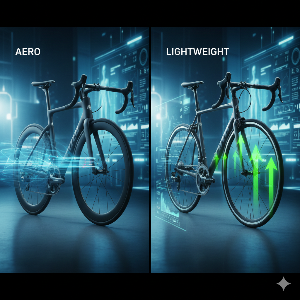エアロ　軽量　ロードバイク