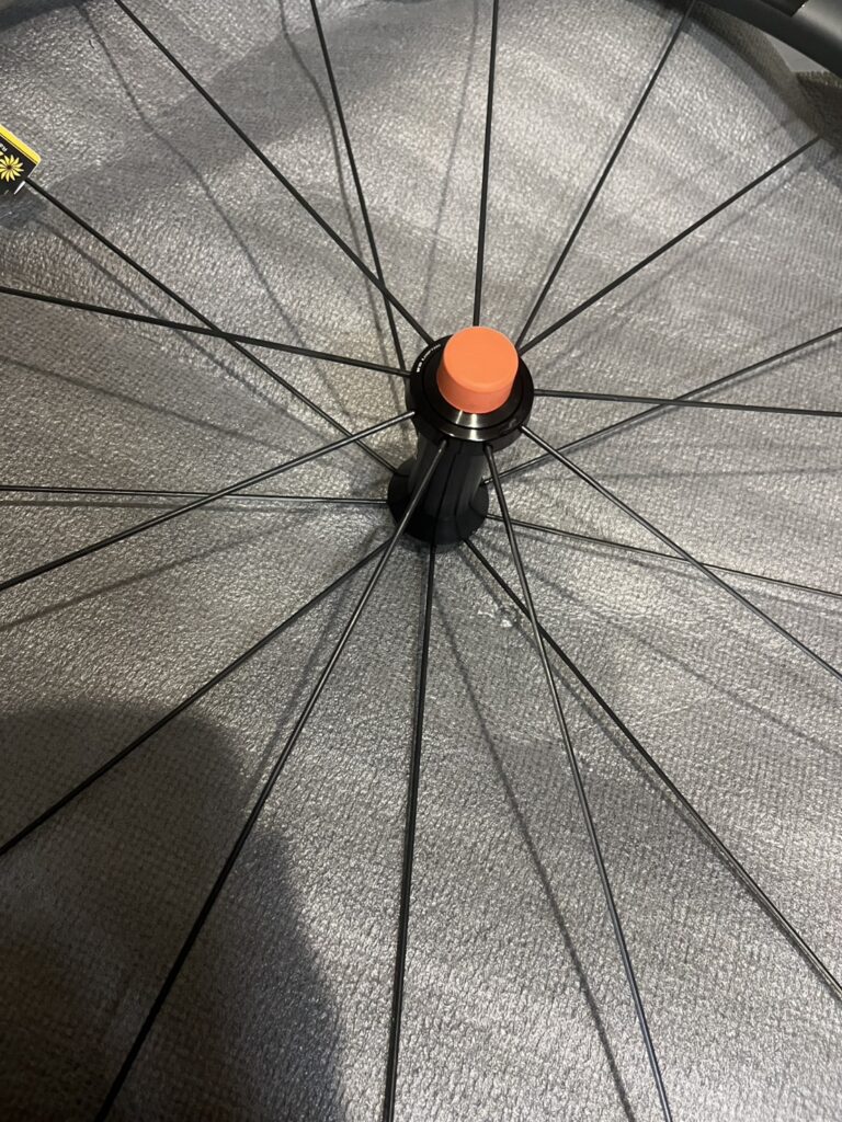 elitewheels edge　ハブキャップ　オレンジ