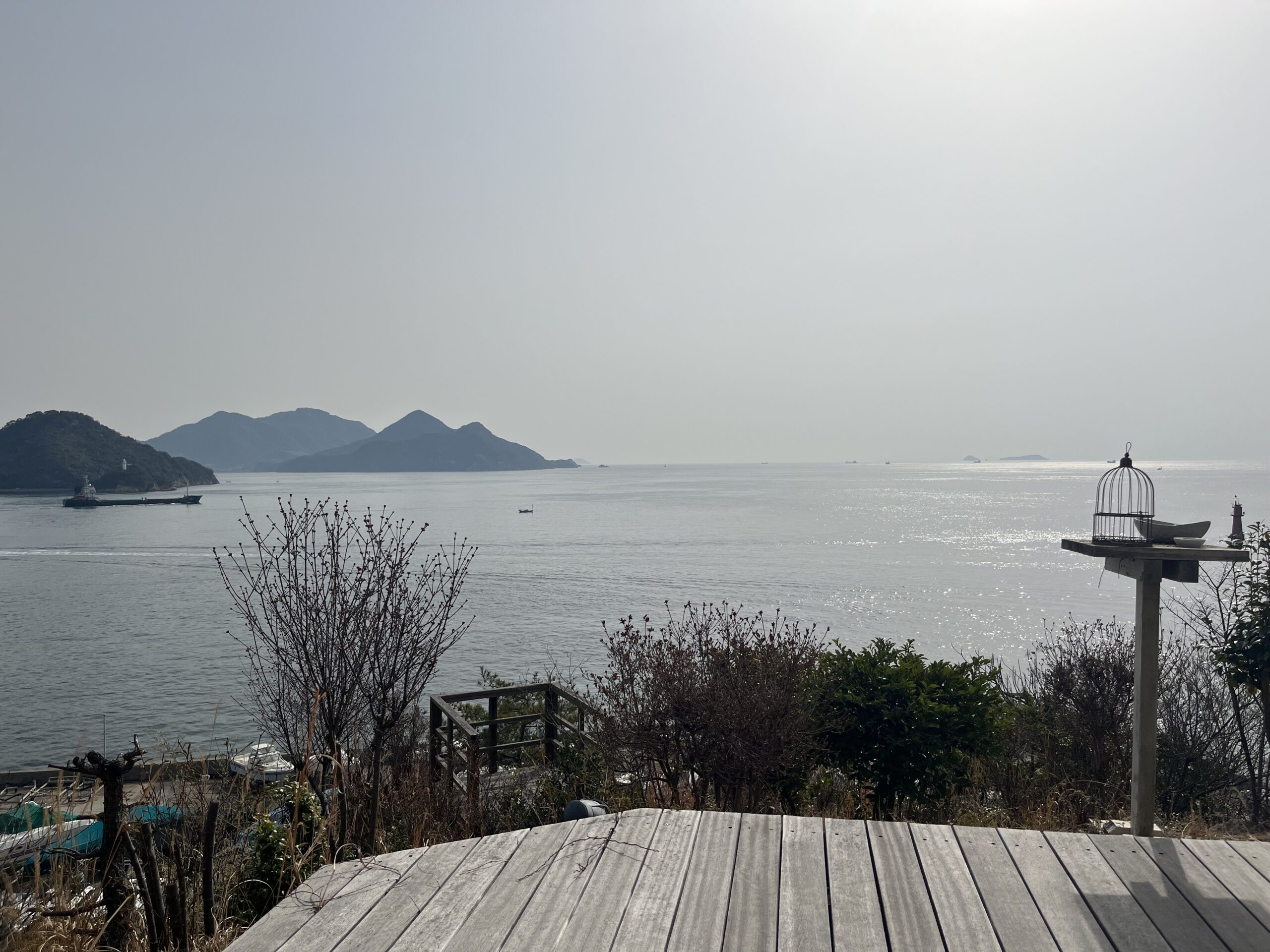 ロードバイク　朝
