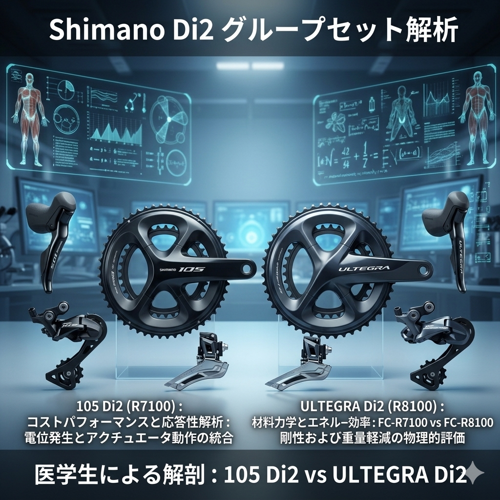 105 di2 ultegra di2 比較